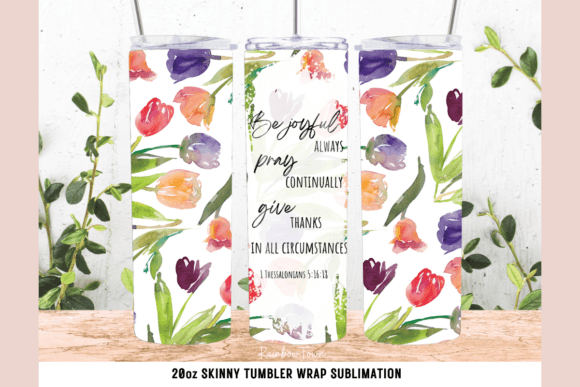 Christian Spring 20 Oz Tumbler Wrap & Crafts