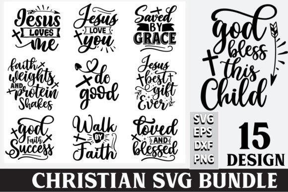 Christian Svg Bundle for Crafts