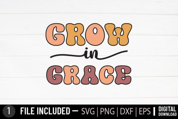Grow in Grace - Jesus Christian Retro Crafts