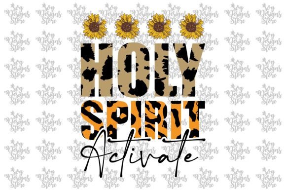 Holy Spirit Activate Jesus Sublimation Crafts