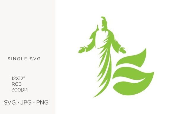 Jesus Christ, Son of God. Vector Illustrations