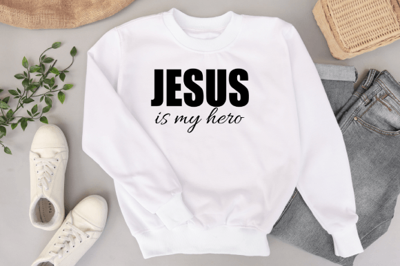 Jesus is My Hero SVG and PNG for Crafts