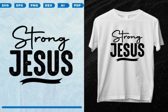 Strong Jesus Print Templates